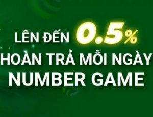 HOÀN TRẢ 0.5% NUMBER GAME HẰNG NGÀY KHÔNG GIỚI HẠN